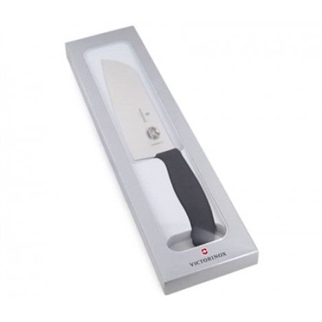 CUCHILLO SC SANTOKU, 17cm, NEGRO , CAJA