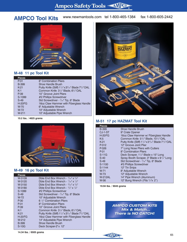 Llave de Cabeza Ajustable 10" Largo Total Marca AMPCO Modelo W-72