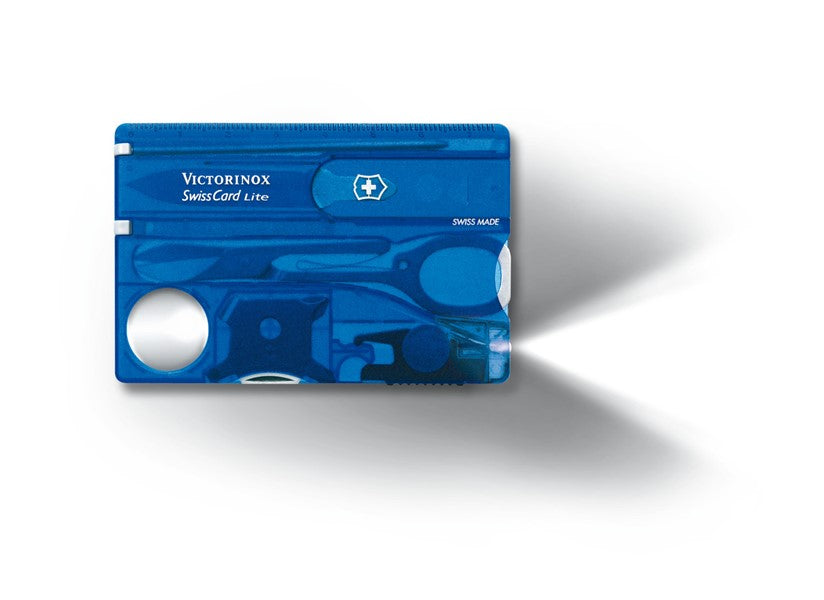 SWISS CARD LITE SAPPHIRE TRANSPARENTE, 13 USOS
