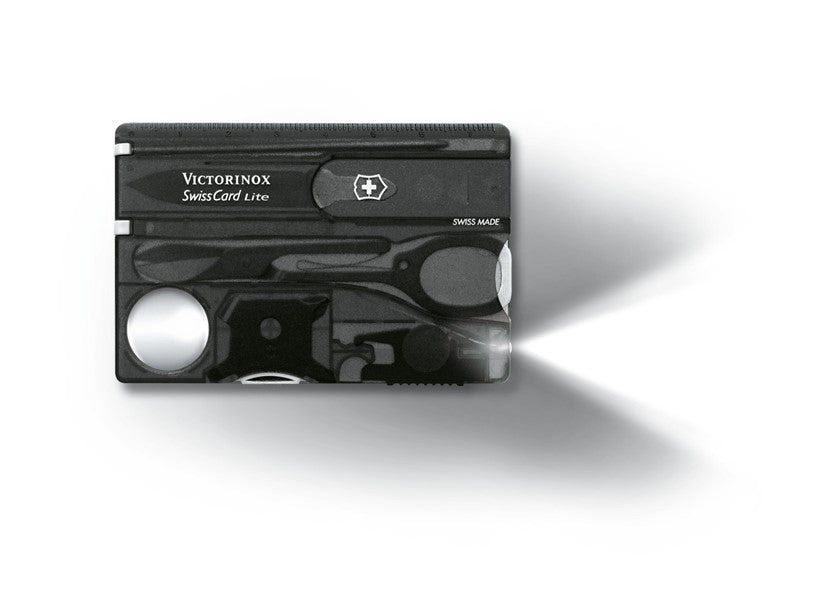 SWISS CARD LITE CARBON TRANSPARENTE, 13 USOS