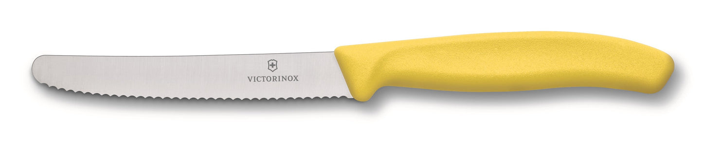 (6.7836.102) CUCHILLO TOMATES PUNTA. RED., 11cm, AMARILLO