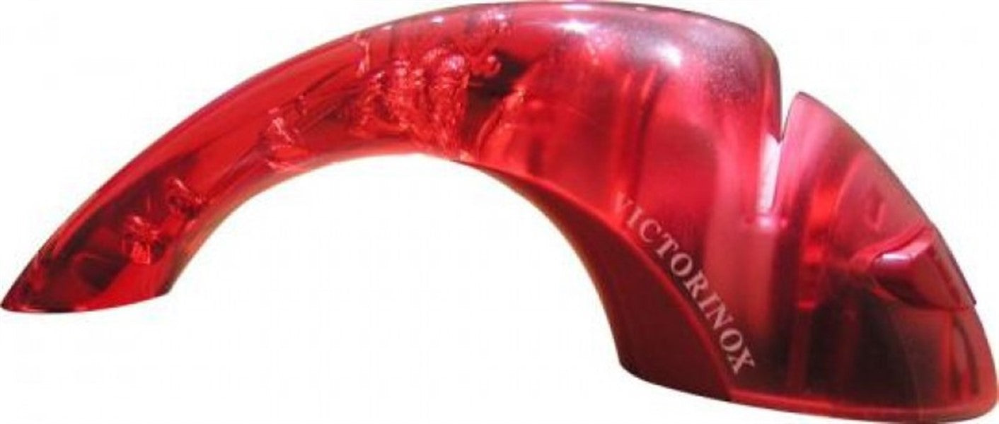 AFILADOR DE CUCHILLO CON RUEDA DE CERAMICA, ROJO
